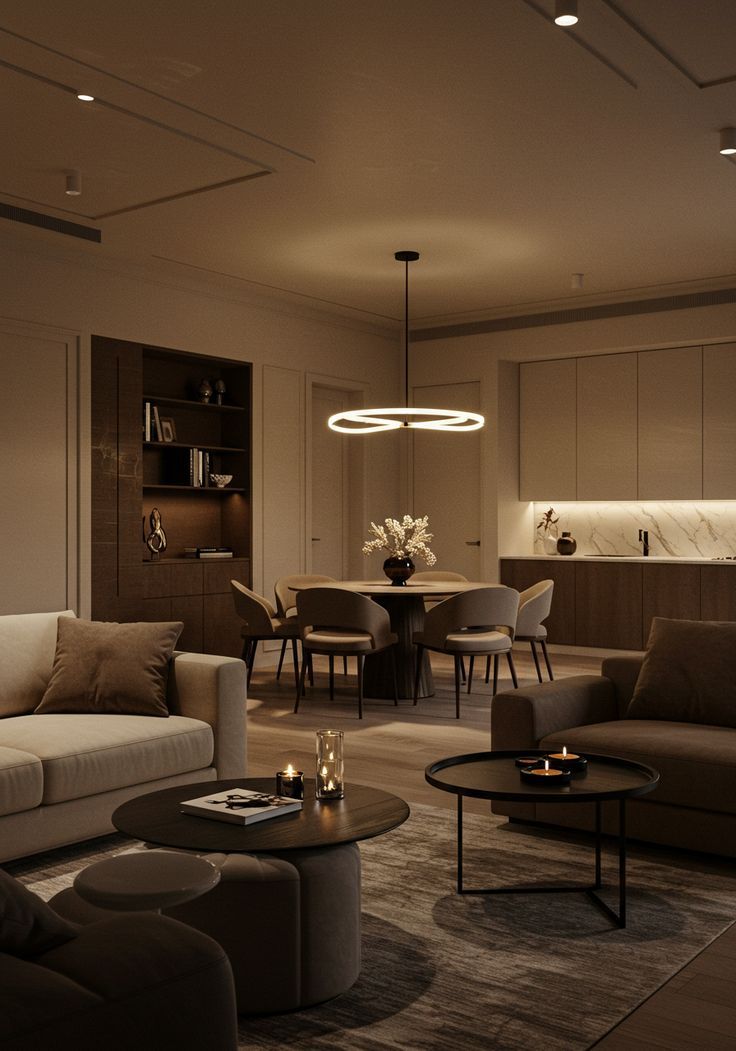 Wohnung mit großen Fenstern